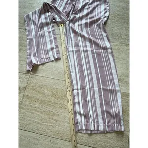 Show Me Your Mumu Serafina Pants Women S Pink Paradise Stripe Wide Leg‎ thumbnail 3