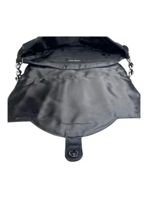 VanEli ❁ Sophisticated Metallic Gunmetal Chain Handle Bag Handbag ❁ Shiny Black thumbnail 10