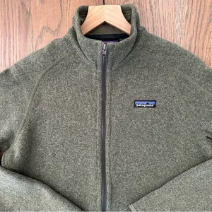 EUC Patagonia Women's Better Sweater Full Zip Fleece Jacket Industrial Green M thumbnail 3