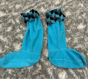 Hunter Original Short Dusty Petrol Sky Blue Socks Medium M thumbnail 3