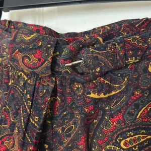 1980’s Evan -picone Vintage Pleated Paisley Pattern Long Skirt Size 8 thumbnail 4