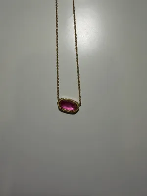 Kendra Scott Elisa Necklace pink thumbnail 3