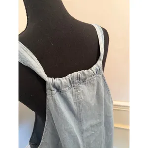 Vintage Mystic Blues Denim Overall Jumper Pinafore Dress Y2K Grunge Art Teacher thumbnail 5