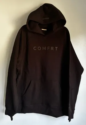 Comfrt Tranquil Hoodie Black 2X Heavyweight Soft Loungewear thumbnail 1