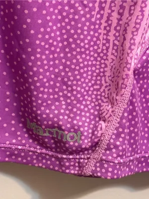 Marmot Women’s L Pink Purple Long Sleeve Performance Athletic Running Top thumbnail 4