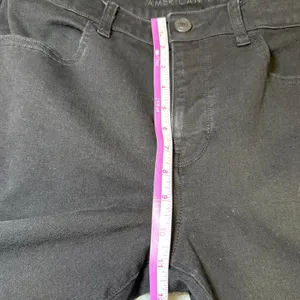 American Eagle Womens Size 12 Long The Dream Jean Black High Rise Jegging Skinny thumbnail 10