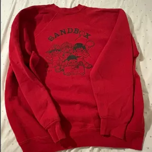 Vintage graphic sweatshirt Red Size L thumbnail 1