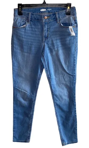 NWT Old Navy Super Skinny‎ Ankle Jeans Mid-Wash Stretch Denim 2 thumbnail 1