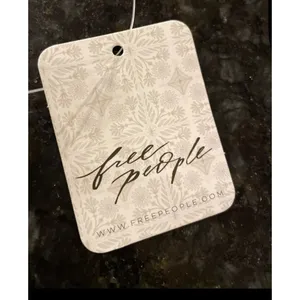Free People Womens White‎ Love Her Lace Textured Keyhole Boho Indie Hippie Sz M thumbnail 6