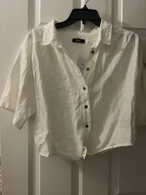 Urban Outfitters Linen Top thumbnail 2
