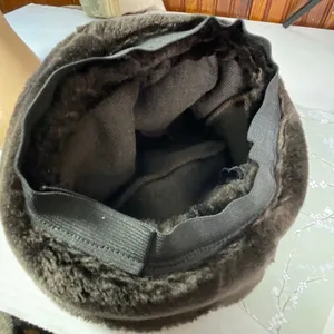 Vintage faux Fur brown Cloche hat . thumbnail 4