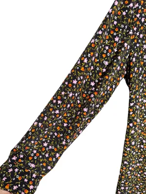 Zara Micro Floral Mini Dress Size L thumbnail 5