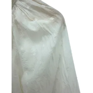 Cleobella‎ White Cotton Dobby Ruffle Neck Button Down Blouse Top S Romantic Boho thumbnail 5