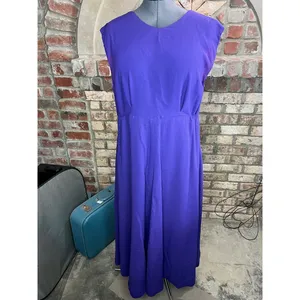 dress blazer formal purple 1970s floral thumbnail 4