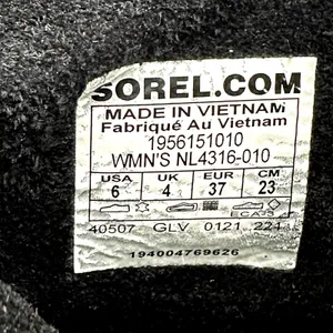 Sorel Cate Pull On Waterproof Suede Rain Ankle Boots Booties Block Heel Black 6 thumbnail 6