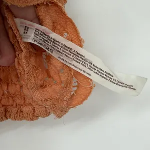 Free People FP‎ One Adella Bralette Terracotta Orange Lace Strappy Boho Small thumbnail 4