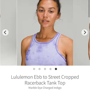 Lululemon Ebb to Street Cropped Racerback Tank Top. thumbnail 6