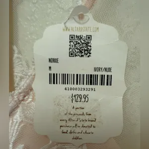 Altar'd State Ivory/Nude Lace Dress Size Medium thumbnail 8