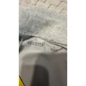 Hollister Womens Fleece Mini Skort Heather Gray Drawstring Pockets Size L thumbnail 4
