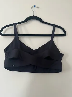 Fabletics Longline Sports Bra Large Minimalist Athleisure Pilates Workout thumbnail 3