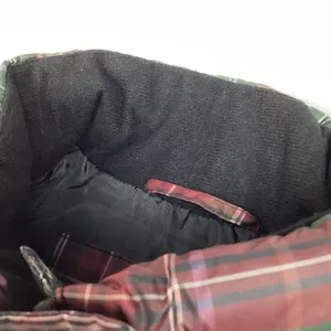 Eddie Bauer Women’s Goose Down Puffer Vest Tartan Plaid Size Small thumbnail 6
