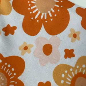 Aurelle Swim X McCall Mitchell White and Orange Floral Bikini thumbnail 16