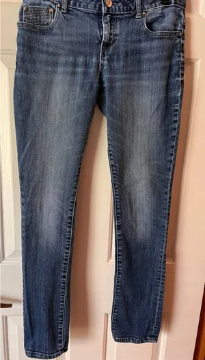 Aeropostale Girl's Jeans Ashley Ultra Skinny Size 7/8 29 1/2" x 15" Waist‎ thumbnail 1