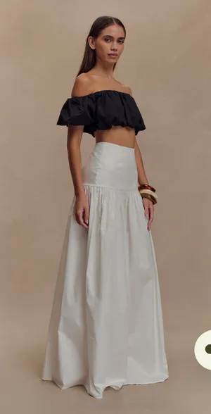 Meshki Maxi skirt white thumbnail 1