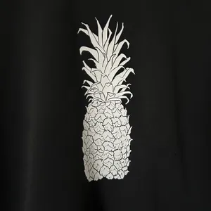 Lululemon Perfectly Oversized Crew Hawaii Pineapple Sweatshirt Black Size 8 thumbnail 4