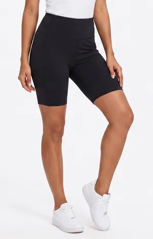 Tek Gear Shorts Womens XL Ultrastretch Black Side Pockets Excellent thumbnail 1