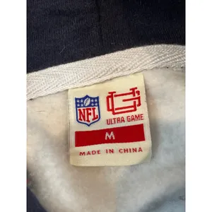 NFL Hoodie Size M Womens Gray Navy Trim Texans Embroidered Logo Cotton thumbnail 4
