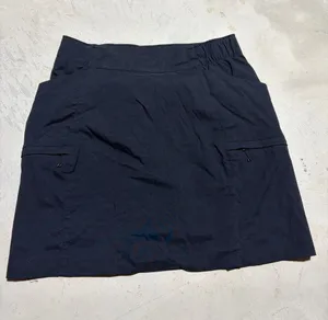 Duluth trading co Women's Black Active Skort with Side Zip Pockets small thumbnail 1