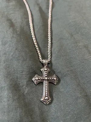 Sterling Silver Cross Necklace thumbnail 5