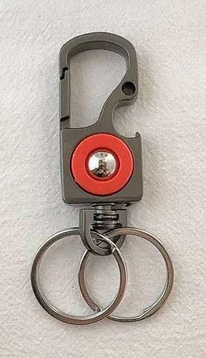 Car Keychain Carabiner Keychain for Men Women Key Rings Bottle Opener thumbnail 1