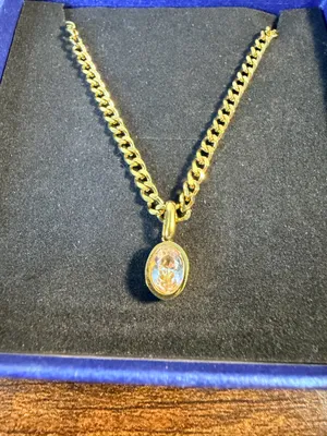 18K Gold Plated Solitaire Necklace | Dainty Everyday Pendant thumbnail 4