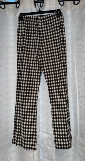 Checkered Flare Pants Multiple thumbnail 1