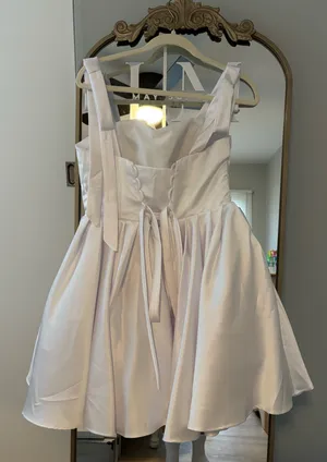 Amazon White Dress thumbnail 5