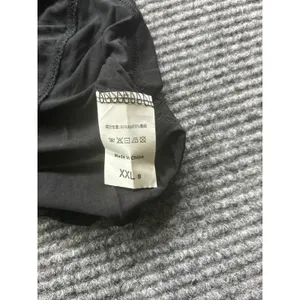 Womens Black Long Sleeve Round Neck Curved‎ Hem Viscose Blend Top Athleisure XXL thumbnail 6