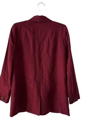 Madewell Caldwell Cabernet Oversized Double Breasted Blazer Size Small thumbnail 4