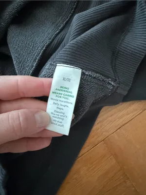 Aerie Lightweight Ribbed Short Sleeve Sweatshirt Size XL thumbnail 7