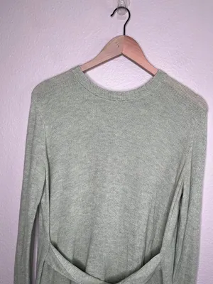 Lululemon Green Knit Sincerely Yours Sweater 8 thumbnail 3