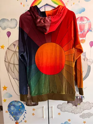 Aviator Nation rare rainbow sunburst full zip jacket medium thumbnail 7
