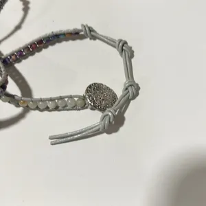 Handmade Bohemian Beaded and Faux Turquoise Healing Wrap Bracelet thumbnail 2
