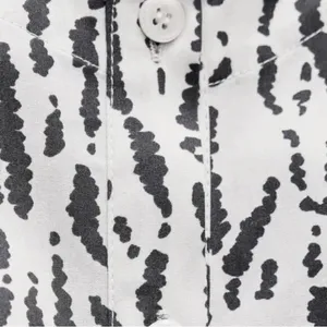 Zara White and Black Patterned Mini Dress thumbnail 5