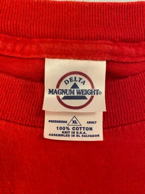 Delta Magnum Weight Red Long Sleeve Texas Tech Shirt thumbnail 4