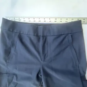 Athleta Stellar Crop Trouser Navy Blue Womens 8 Tall Stretch Luxury Travel Pants thumbnail 6