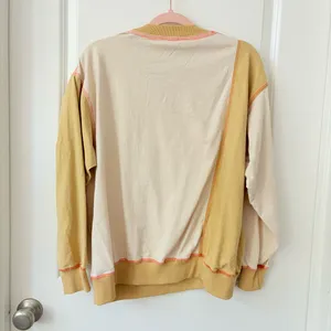 By Together Cream and Tan Colorblock  Top thumbnail 4