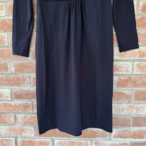 Boden Mabel Jersey Knit Dress Knee Length Women’s 6 Long Navy thumbnail 9