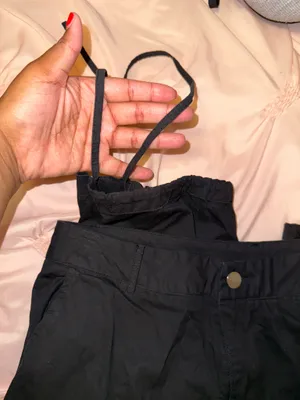 Shein Cargo Pants Black thumbnail 2