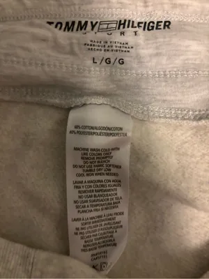 Tommy Hilfiger Women’s Light Gray Logo Jogger Pants thumbnail 4